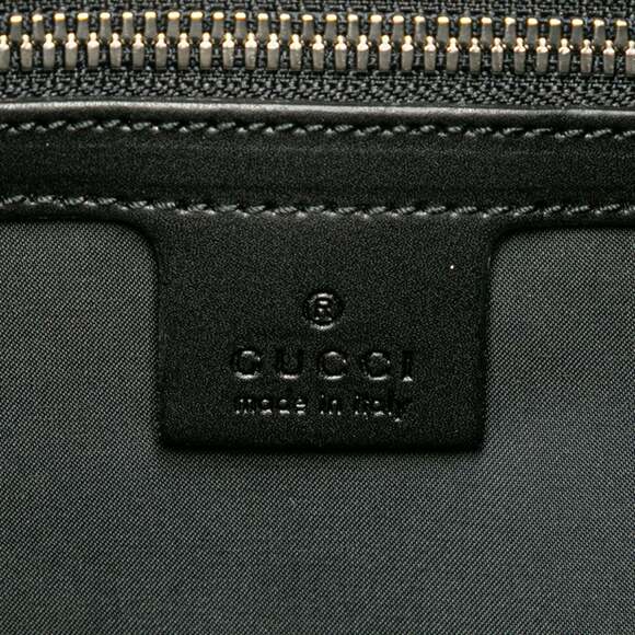 GUCCI Authentic Black Leather Backpack main image 5